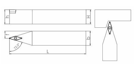 SVVCN 2525 M16 - 72.5°