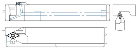 SDNCN 2525 M11-JT - 62.5°